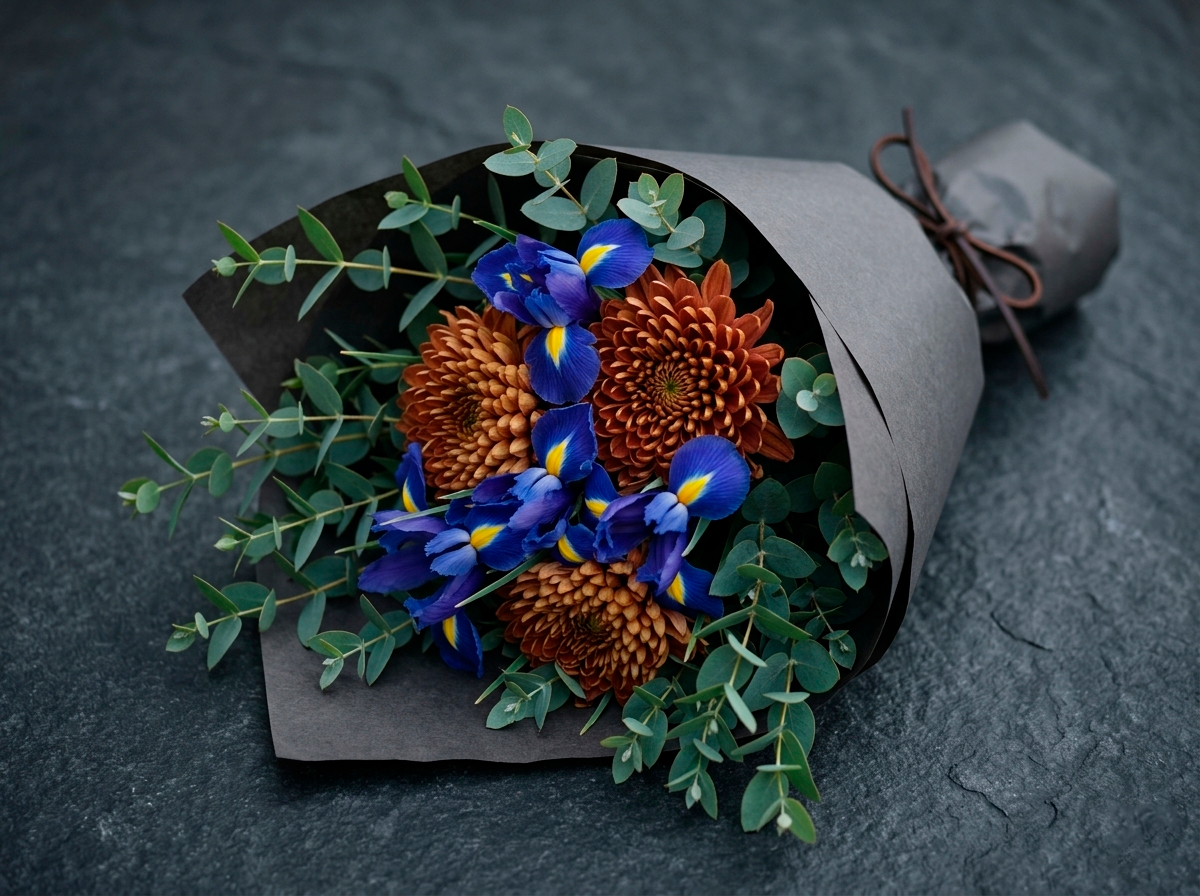 Букет цветов мужчине на день рождения