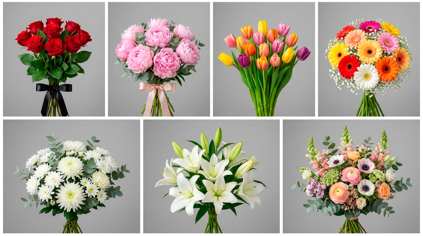 Топ-7 букетов на день рождения