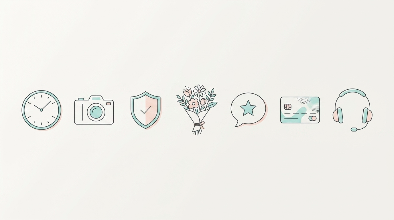 7 критериев надёжной доставки цветов