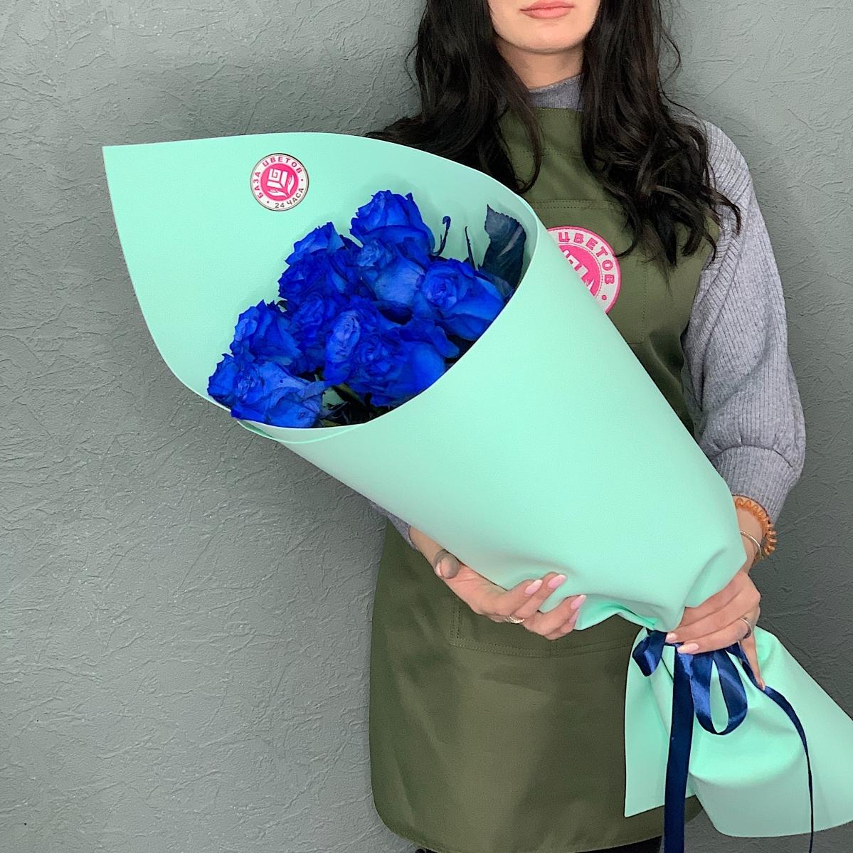 Синие розы премиум (Эквадор)