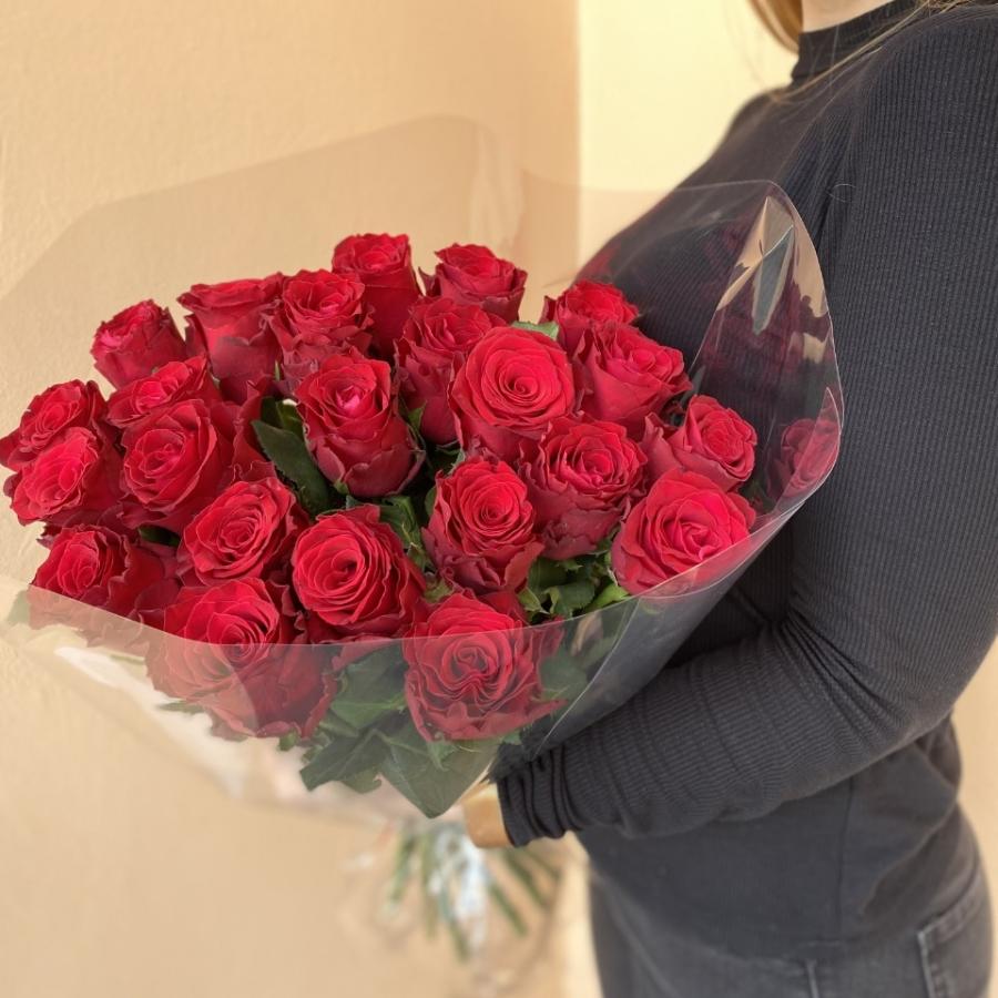 Красные розы 50 см премиум (Эквадор)