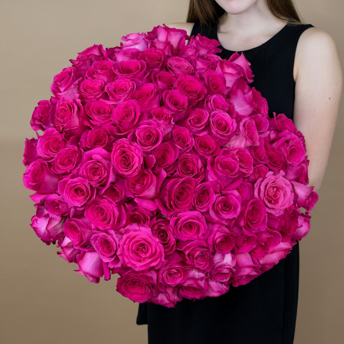 Букеты из розовых роз 40 см (Эквадор)