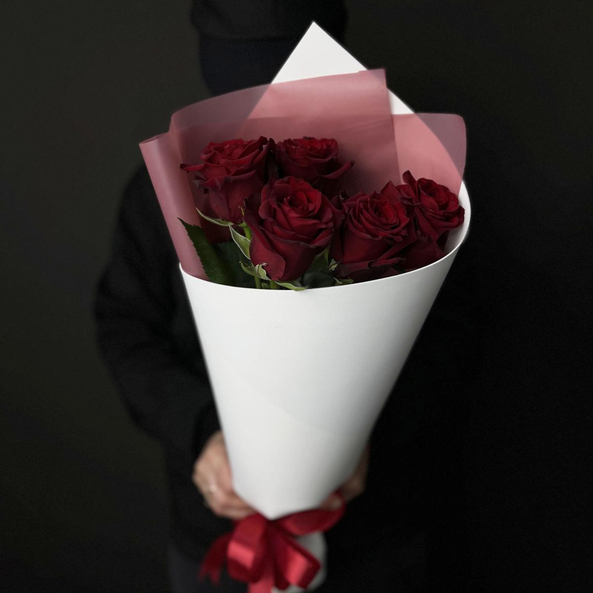 Розы Эквадор 50 см (Красные)