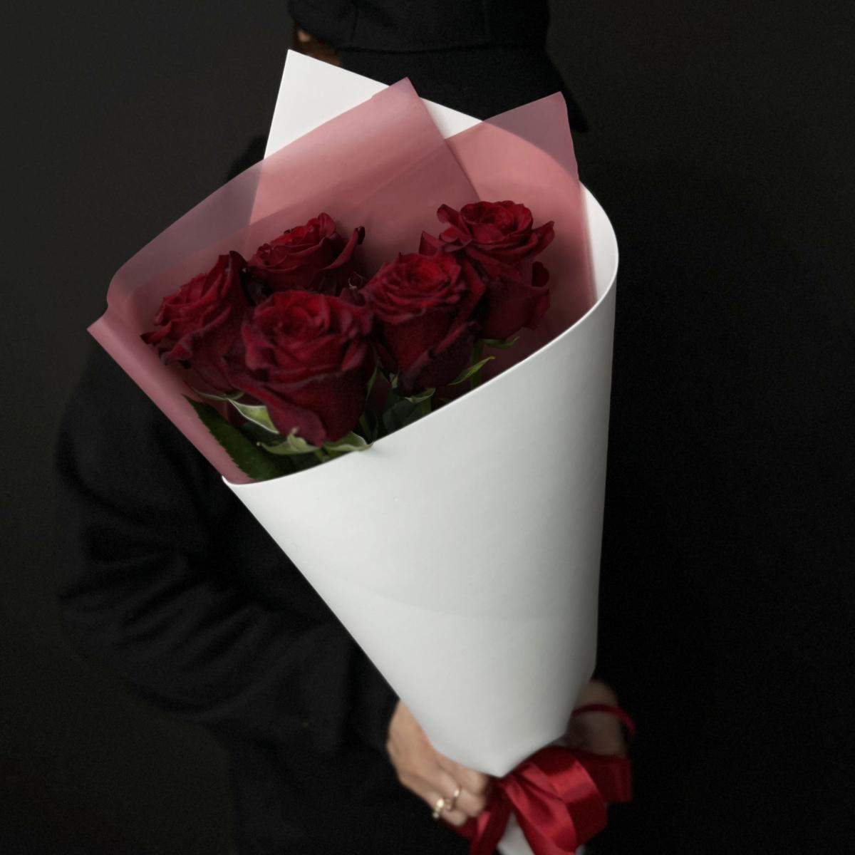 Розы Эквадор 50 см (Красные)