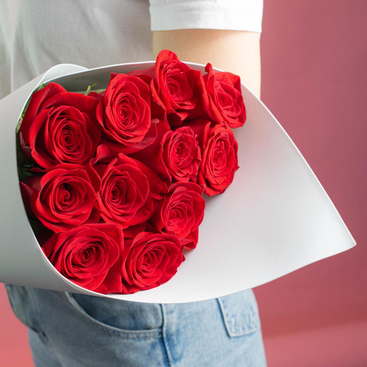 Розы Эквадор 50 см (Красные)