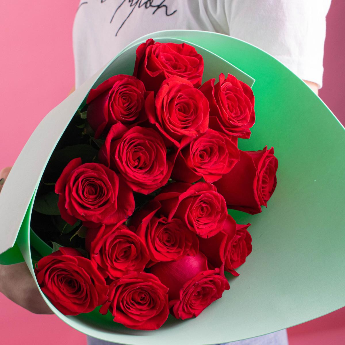 Розы Эквадор 50 см (Красные)