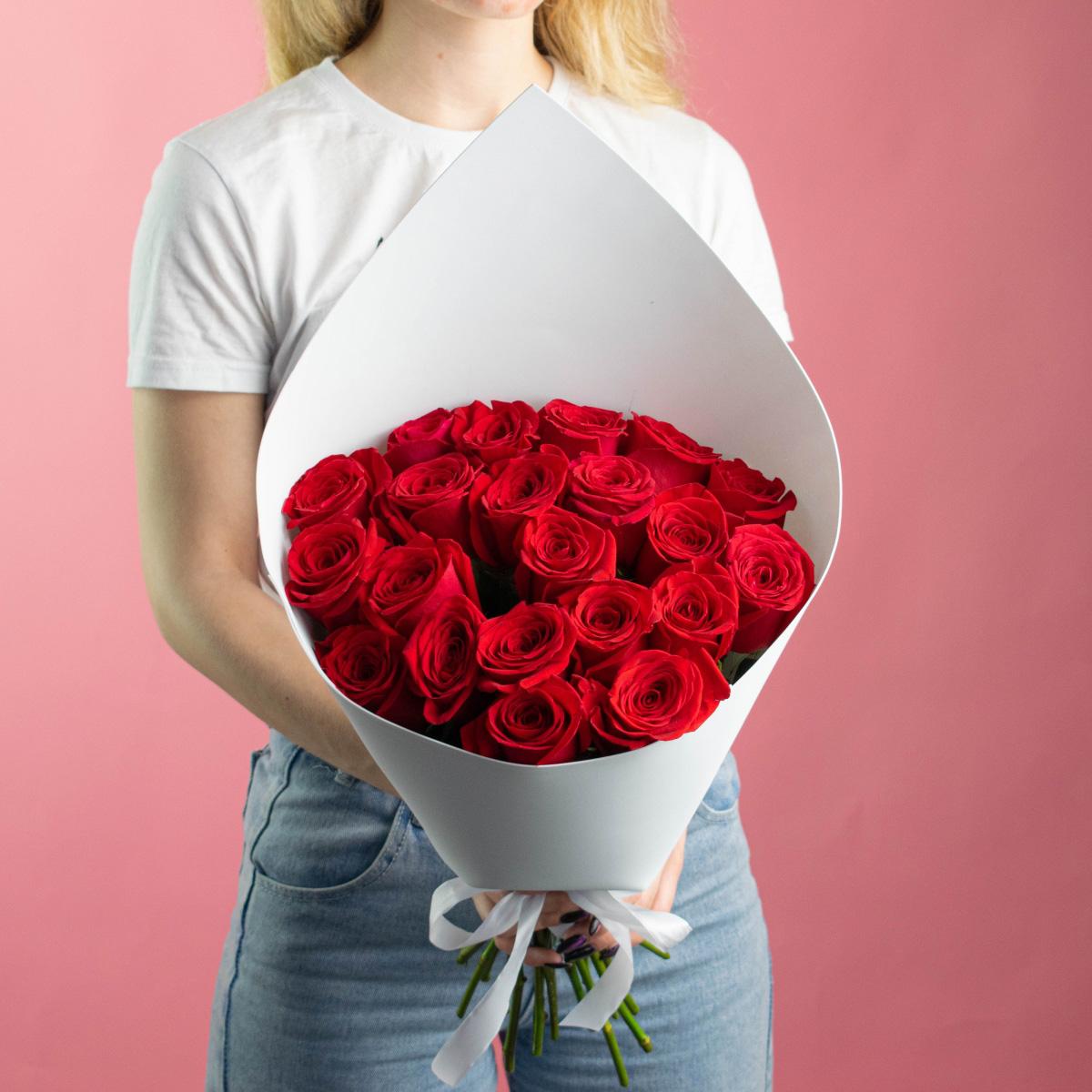 Розы Эквадор 50 см (Красные)