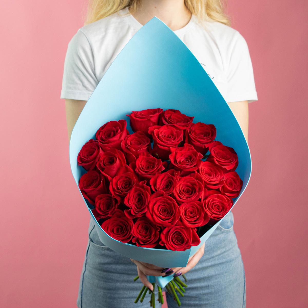 Розы Эквадор 50 см (Красные)