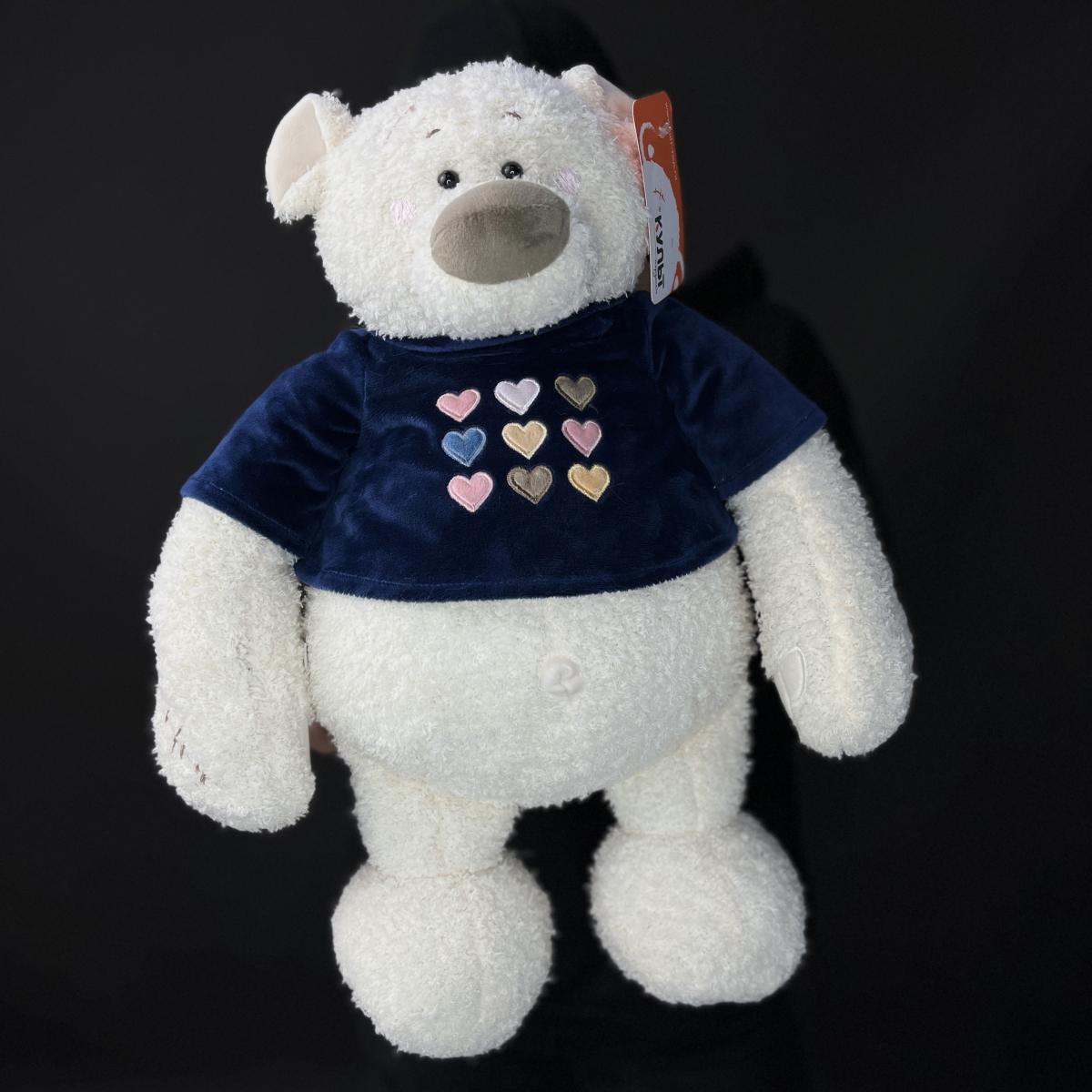 Мягкая игрушка Мишка Тато 37 см в футболке