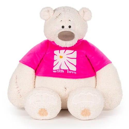 Мягкая игрушка Мишка 37 см в футболке