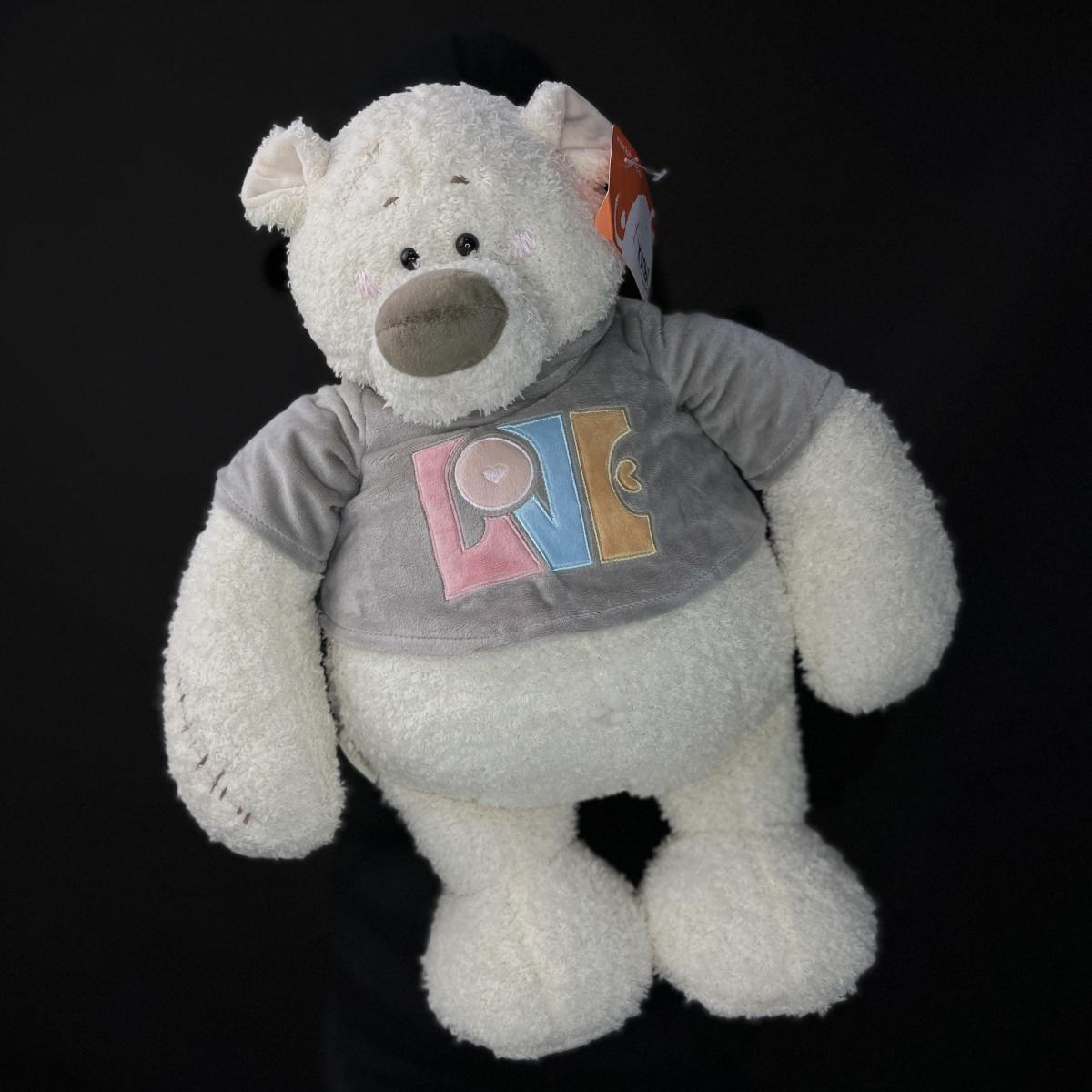 Мягкая игрушка Мишка Тато 37см серый