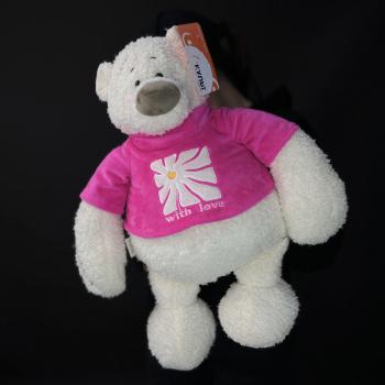 Мягкая игрушка Мишка Тато 37см розовый