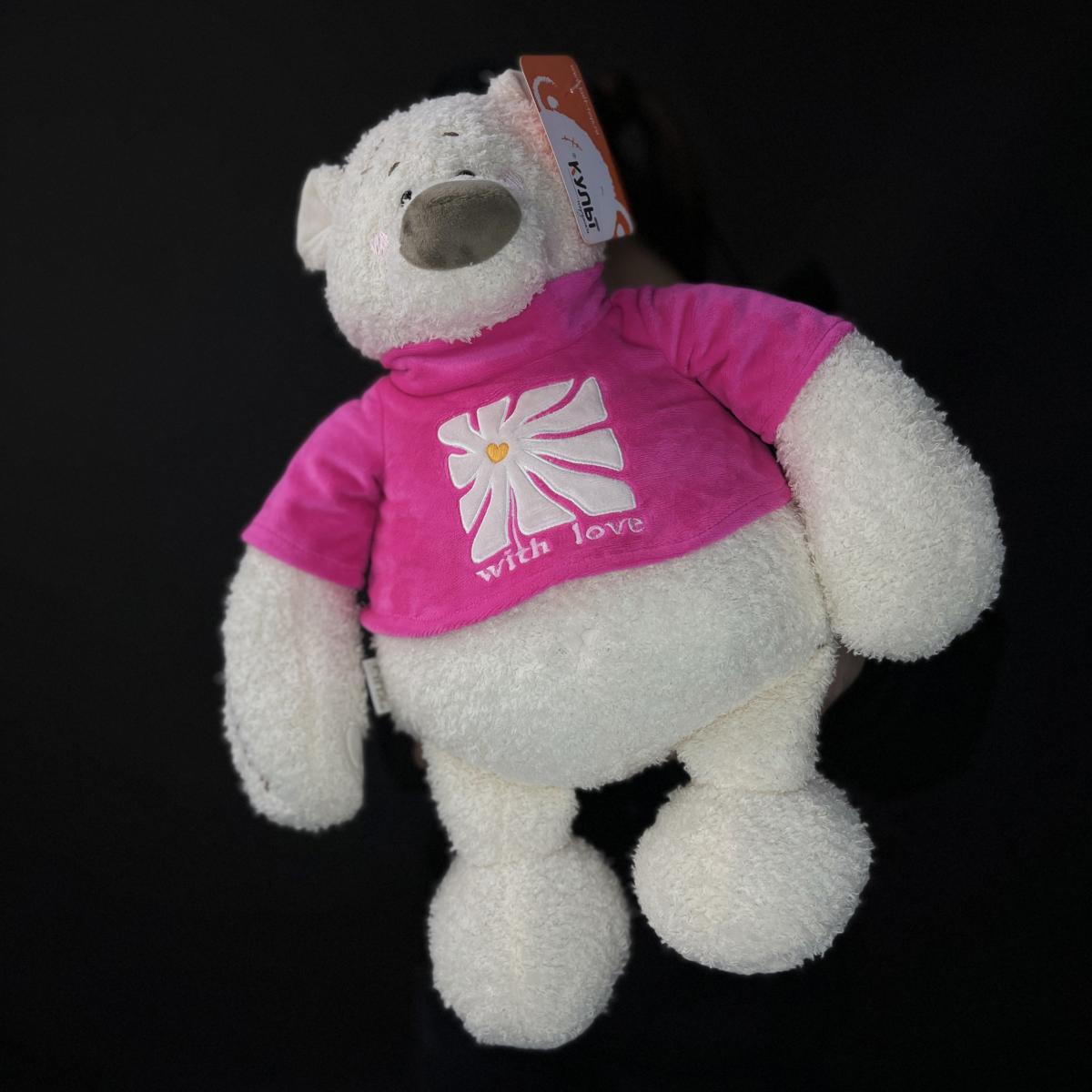 Мягкая игрушка Мишка Тато 37см розовый