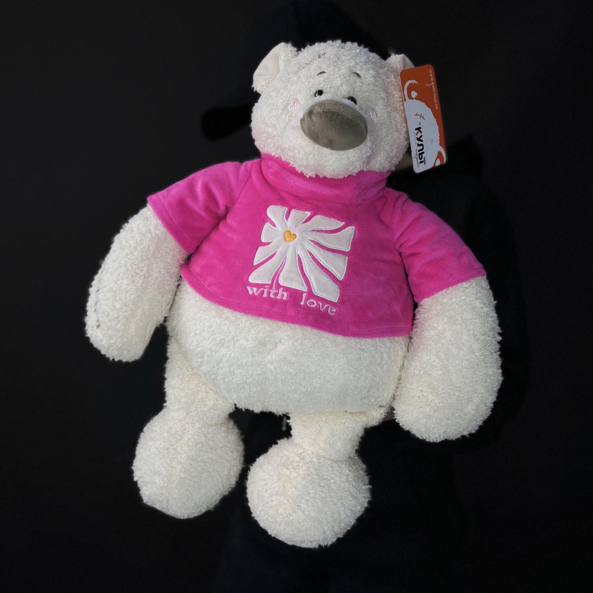 Мягкая игрушка Мишка Тато 37см розовый