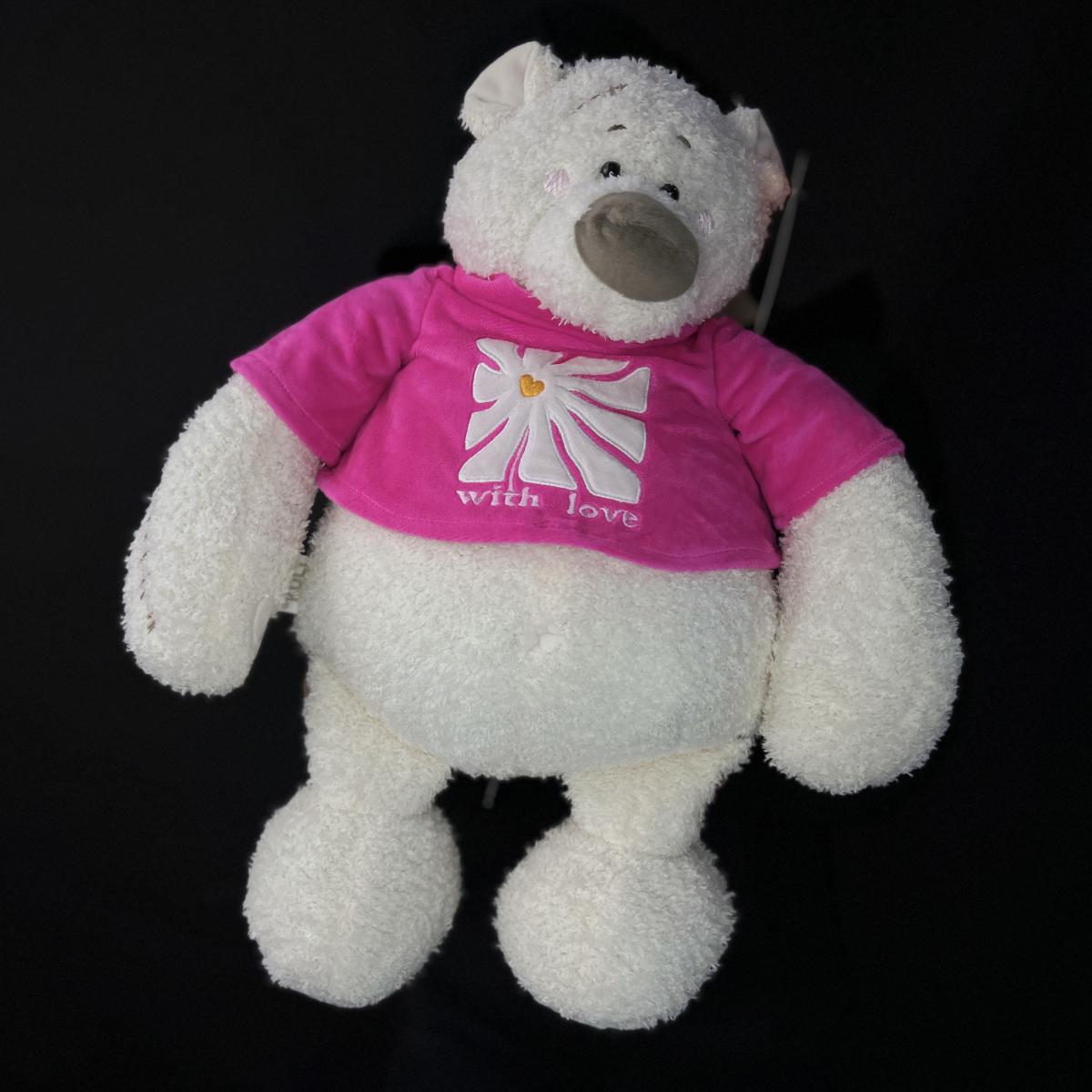 Мягкая игрушка Мишка Тато 37см розовый