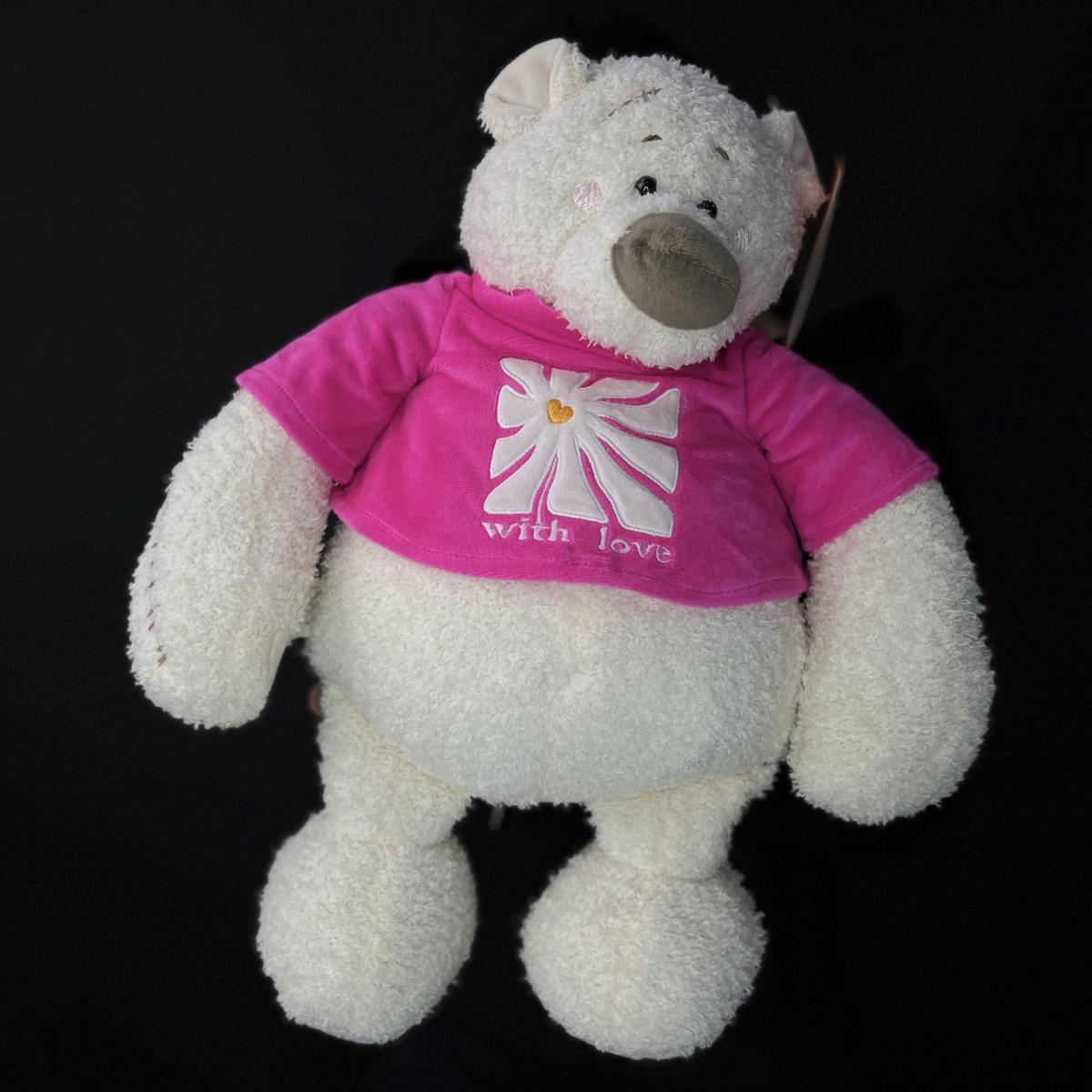 Мягкая игрушка Мишка Тато 37см розовый