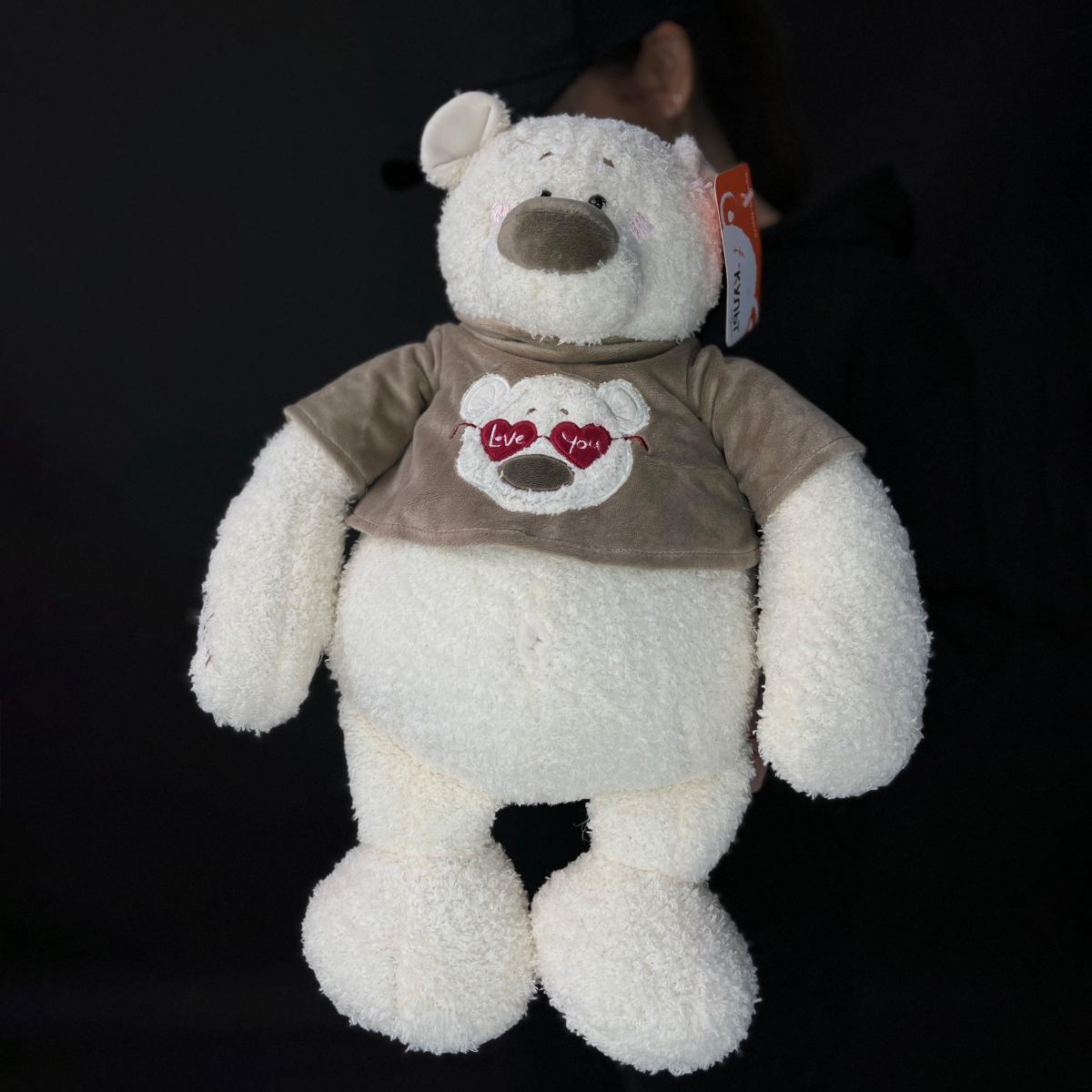 Мягкая игрушка Мишка Тато 37см кофейный