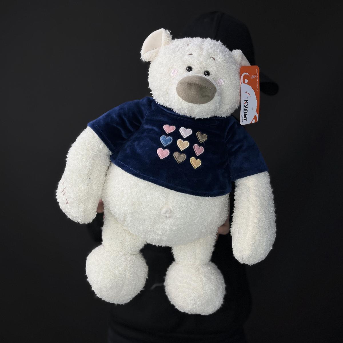 Мягкая игрушка Мишка Тато 37см синий