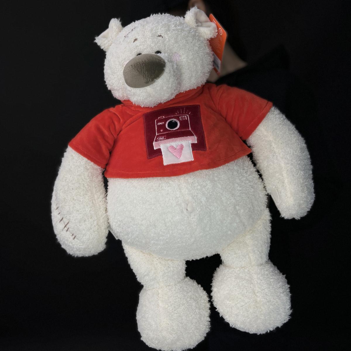 Мягкая игрушка Мишка Тато 37см красный