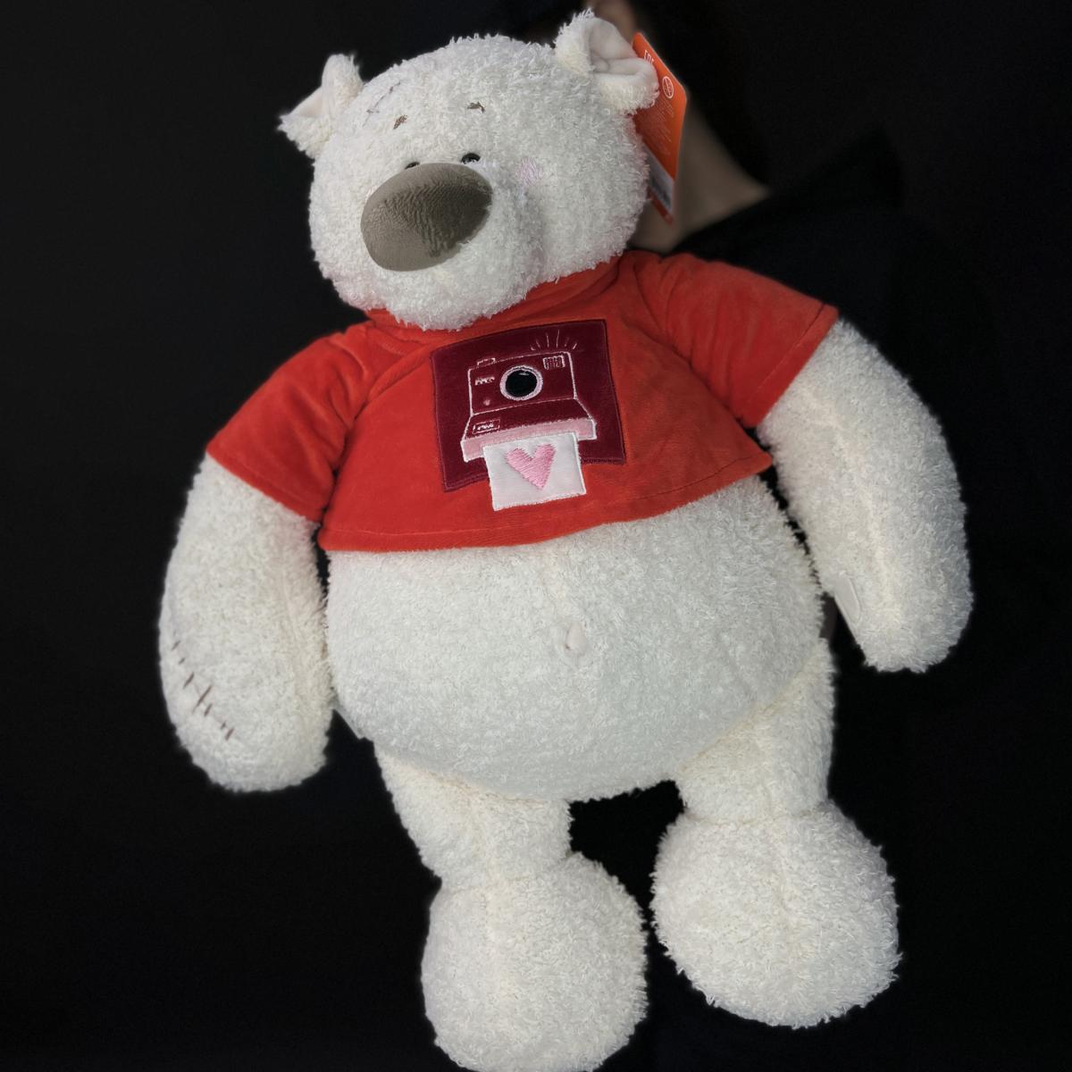 Мягкая игрушка Мишка Тато 37см красный