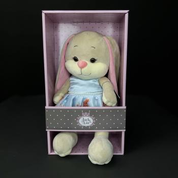 Мягкая игрушка Зайка в коробке