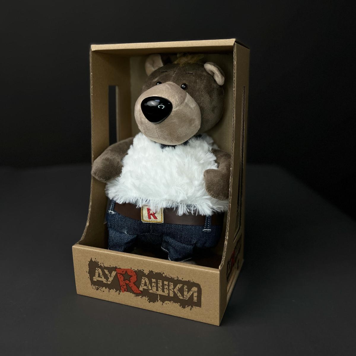 Мягкая игрушка Медведь в джинсах