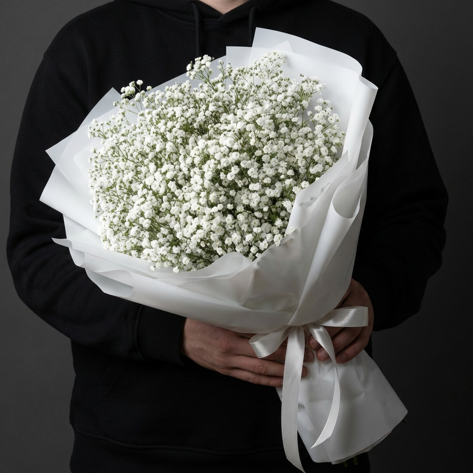 Букет из 5 гипсофил