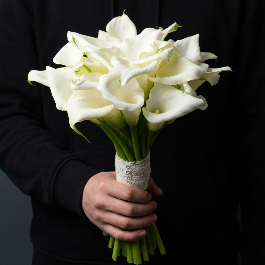 Букет из 15 калл