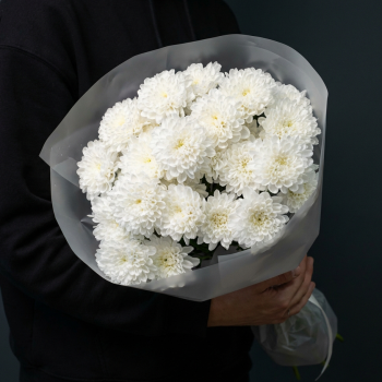 Букет из кустовых хризантем Балтика