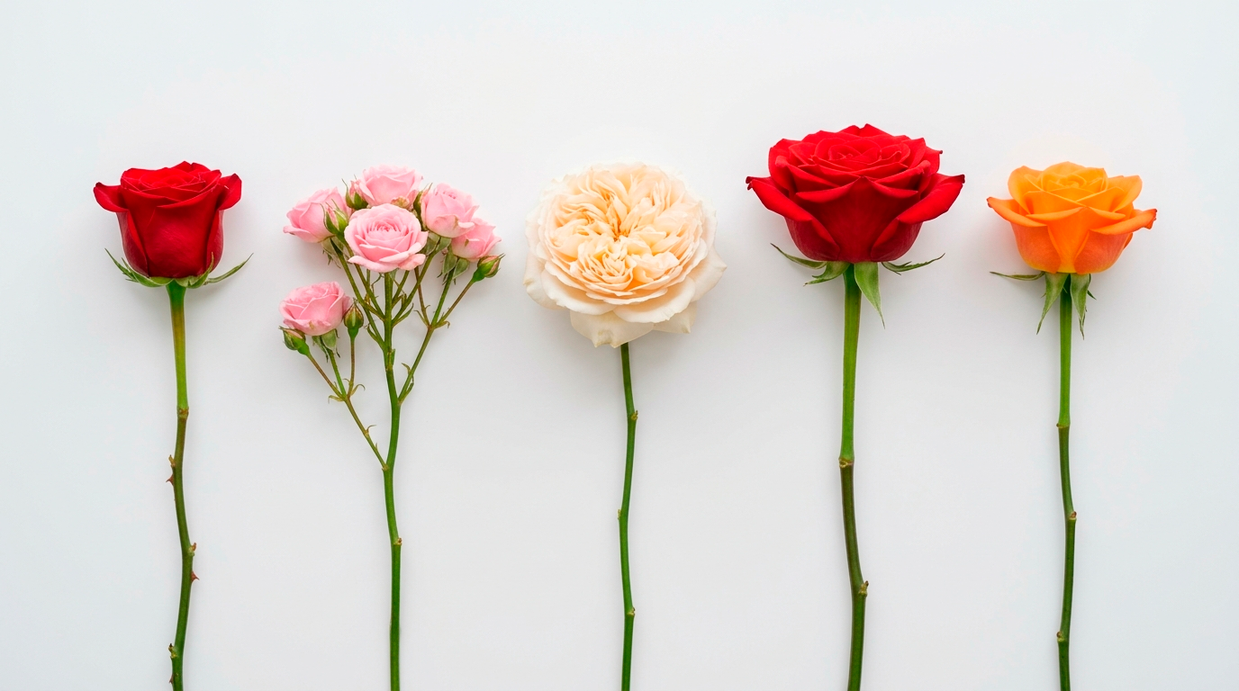 Виды роз для букетов: от классических до пионовидных